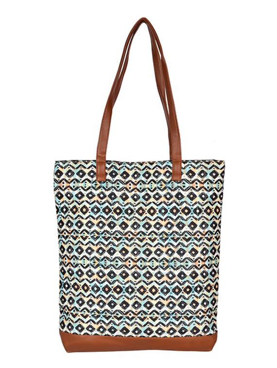blue canvas regular shopping bag - 19406595 - Zoom Image - 0
