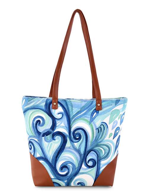 white canvas regular shopping bag - 19406643 - Standard Image - 0