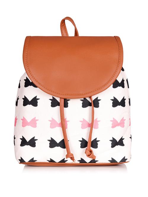 white canvas regular backpack - 19406671 -  Standard Image - 0