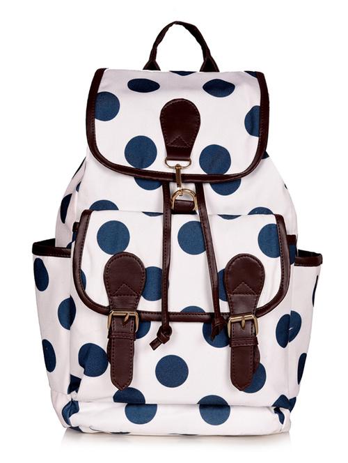 white canvas regular backpack - 19406674 - Standard Image - 0