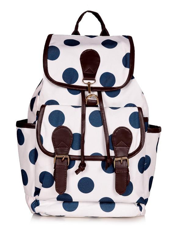 white canvas regular backpack - 19406674 - Zoom Image - 0