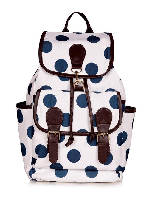 white canvas regular backpack - 19406675 - Standard Image - 0