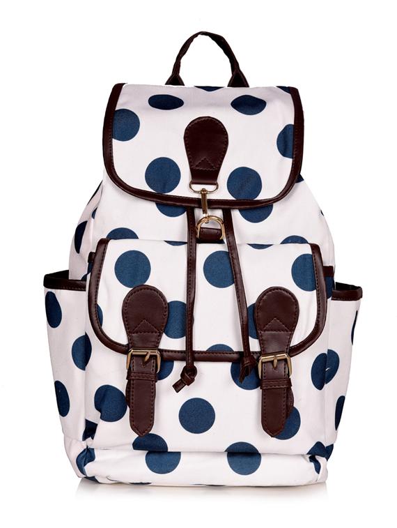 white canvas regular backpack - 19406675 - Zoom Image - 0