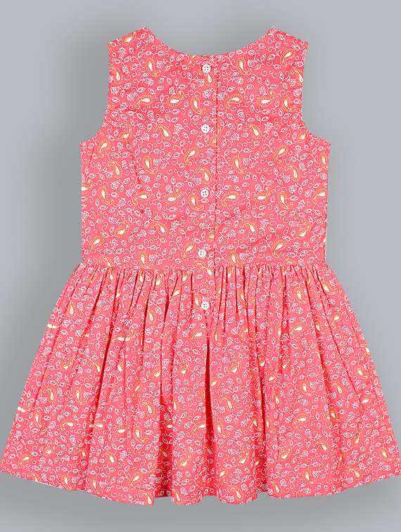 girls round neck sleeveless frock - 19406825 - Standard Image - 1