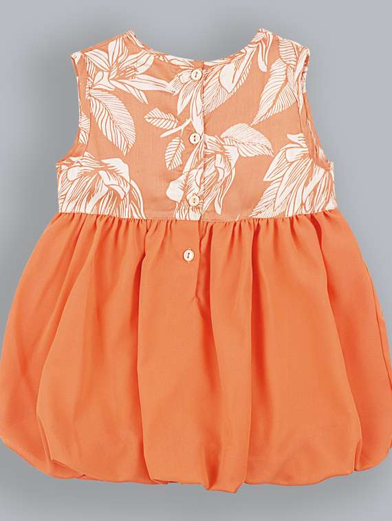girls round neck sleeveless frock - 19406833 - Standard Image - 1