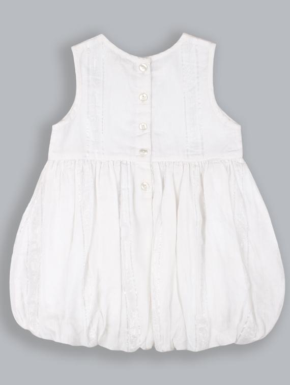 girls round neck short sleeves frock - 19406843 - Standard Image - 1