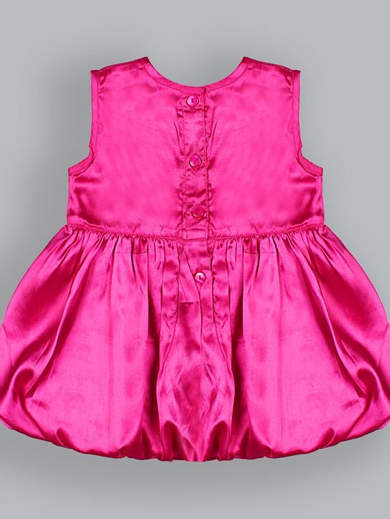 girls round neck short sleeves frock - 19406876 -  Standard Image - 1