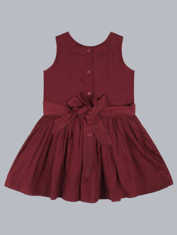 girls round neck sleeveless frock - 19406905 -  Standard Image - 1