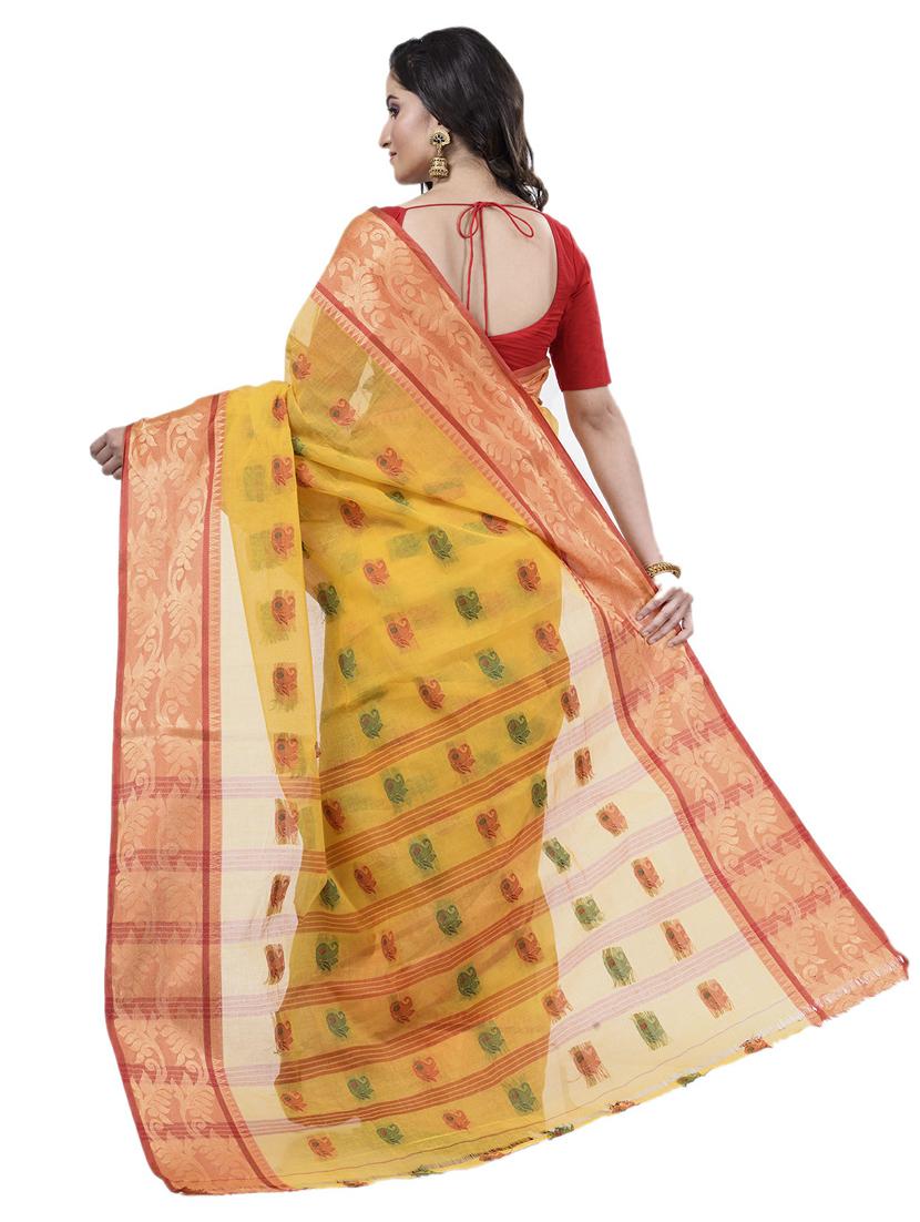 pack of 2 handloom sarees - 19407082 - Standard Image - 4