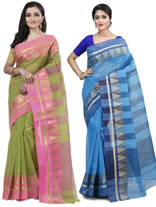 women's saree combo - 19407096 - Standard Image - 0