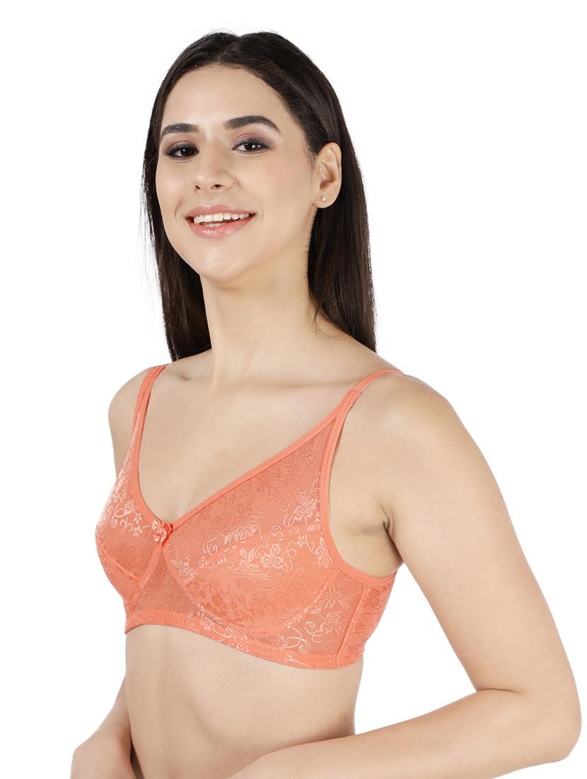 orange cotton tshirt bra - 19407392 - Standard Image - 1
