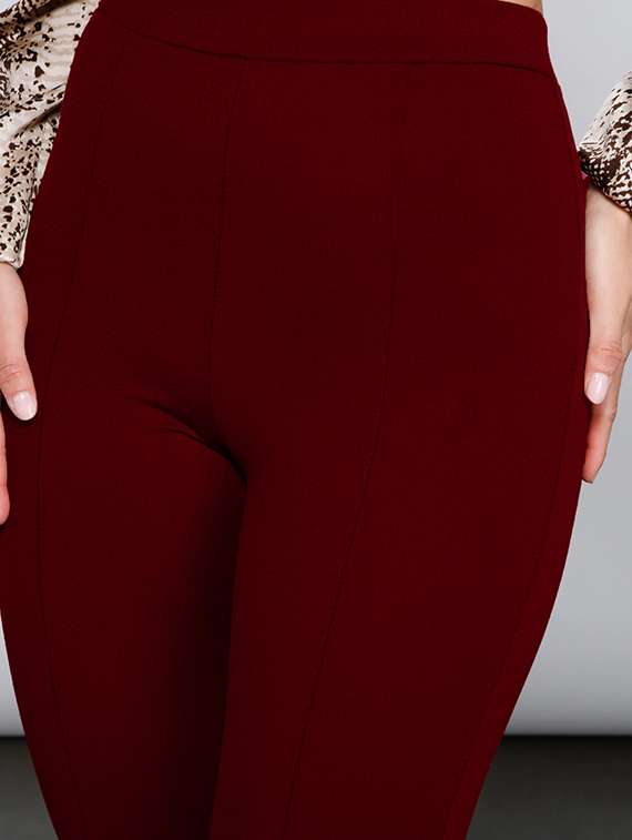 women sollids skinny fit trousers - 19407850 -  Standard Image - 4