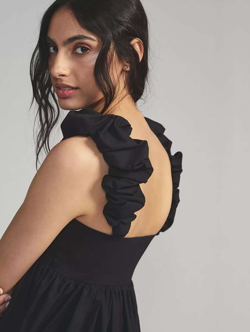 women's peplum square neck top - 19408065 -  Standard Image - 4