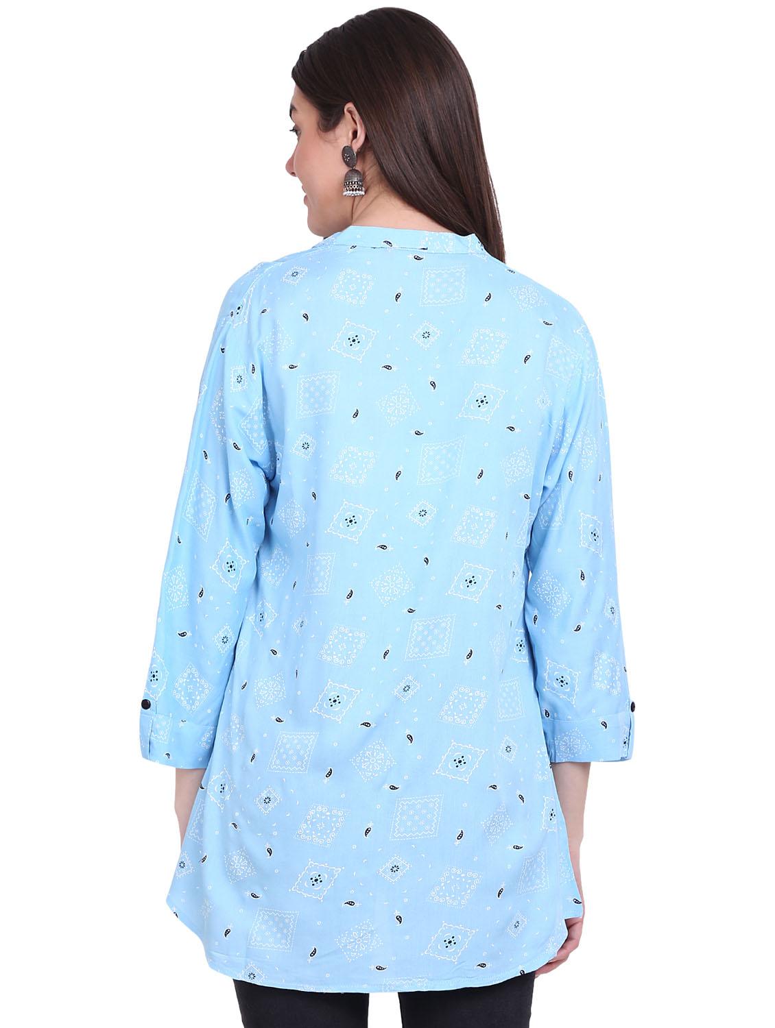 a-line printed regular top - 19408225 - Standard Image - 1