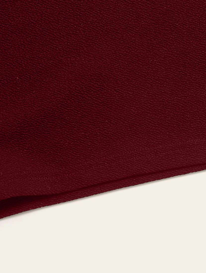 red cotton blend pencil skirt - 19408257 -  Standard Image - 4