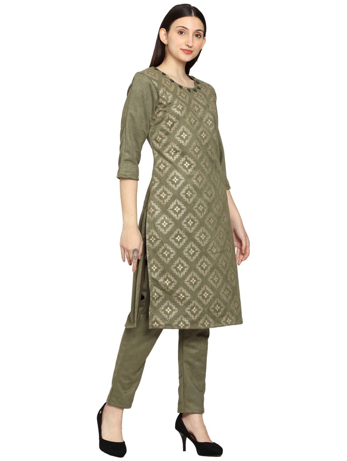 printed kurta and palazzo suit set - 19408271 - Standard Image - 1