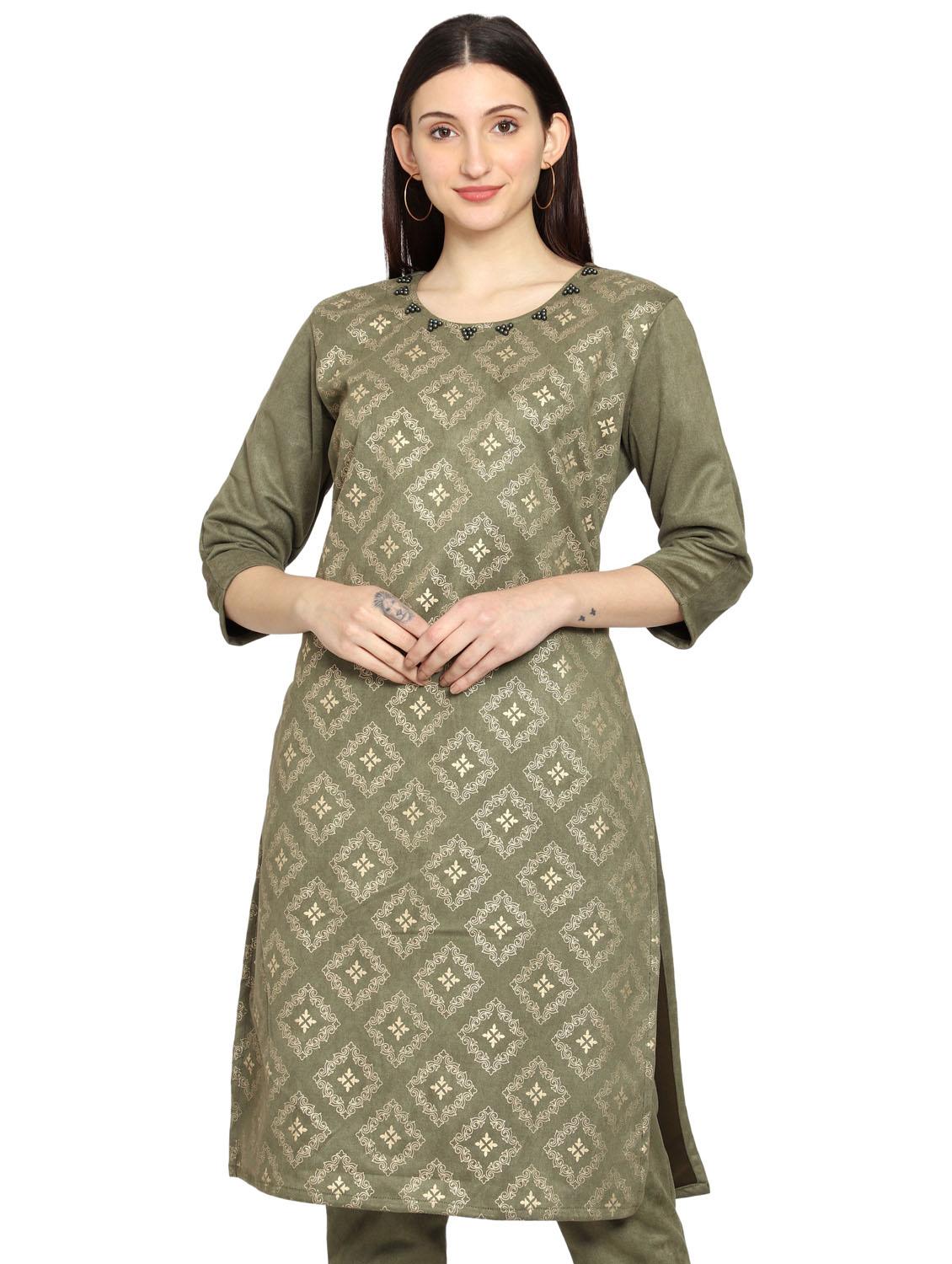 printed kurta and palazzo suit set - 19408271 - Standard Image - 4
