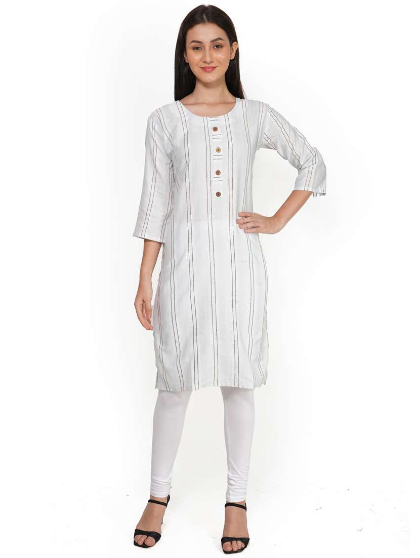 pack of 2 striped straight kurta - 19408312 -  Standard Image - 1