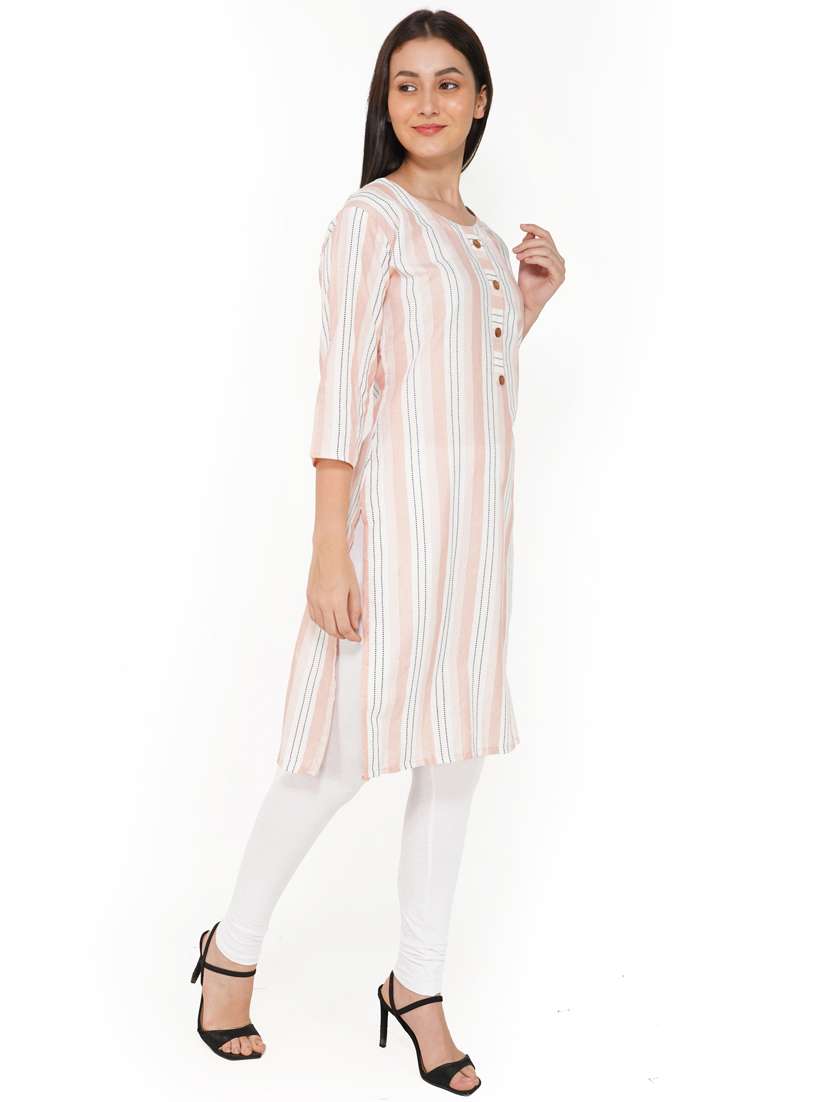 pack of 2 striped straight kurta - 19408312 -  Standard Image - 4