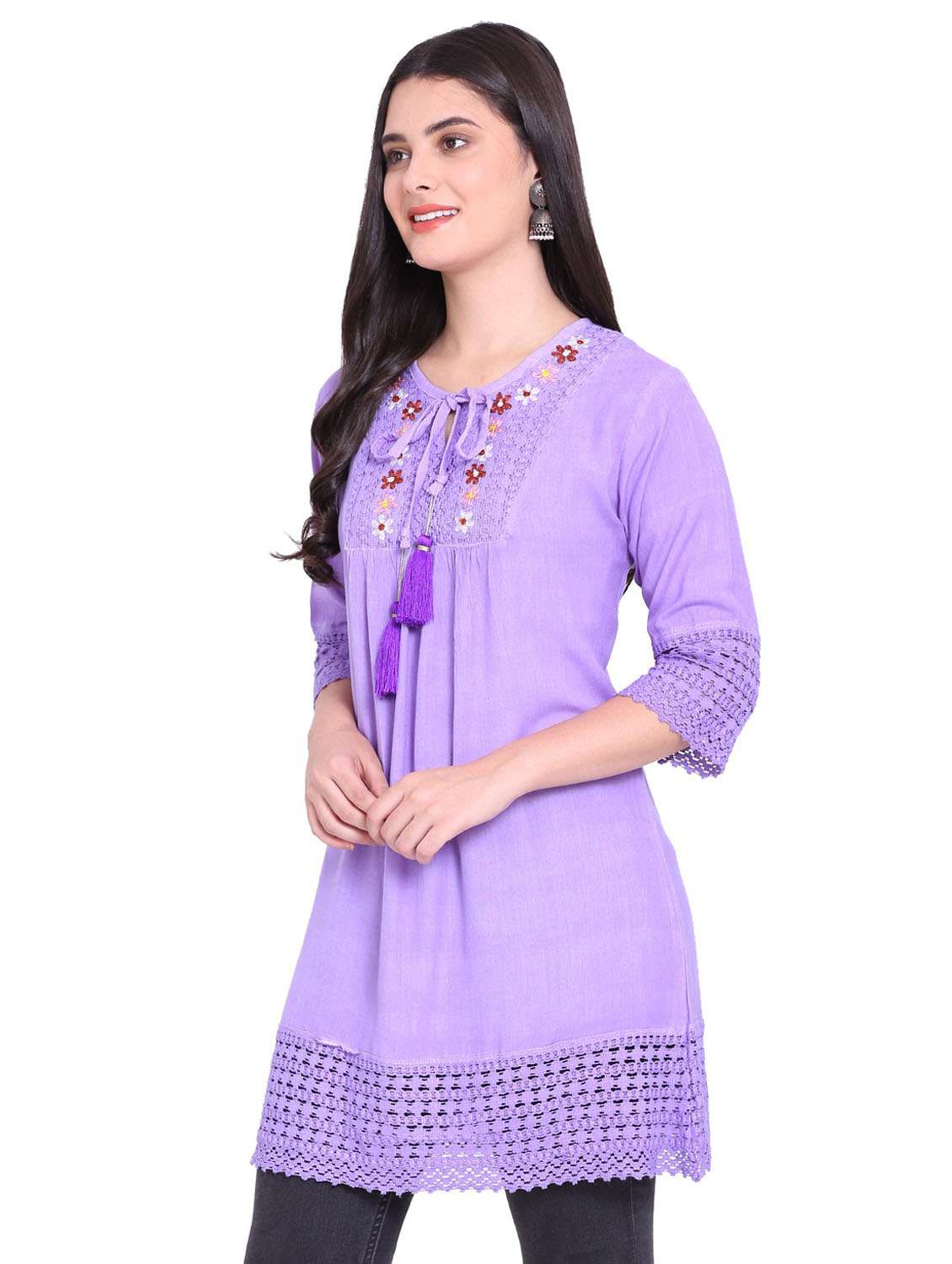 women solid straight kurta - 19408372 -  Standard Image - 1