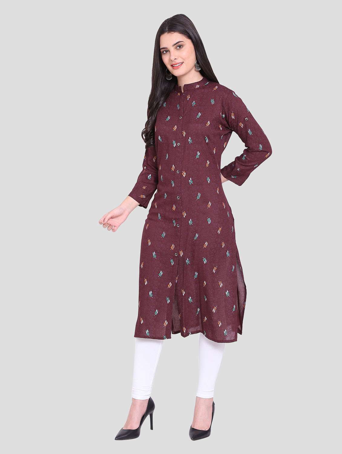 women's straight kurta - 19408455 -  Standard Image - 1