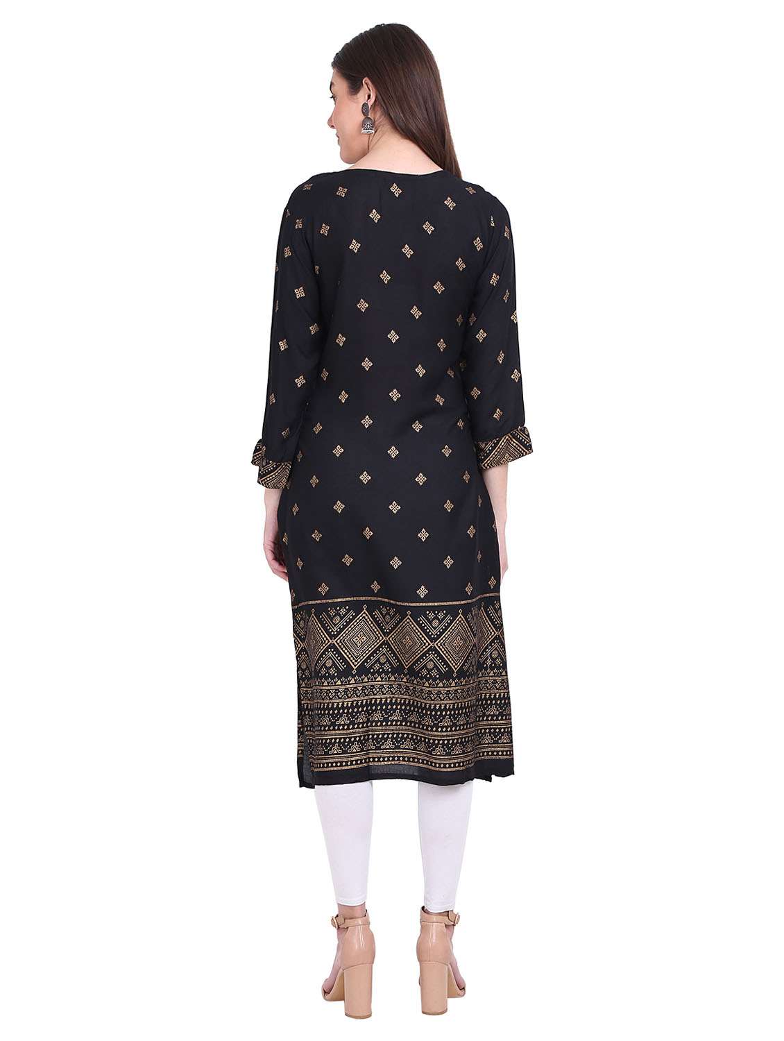 women printed a-line kurta - 19408472 - Standard Image - 1
