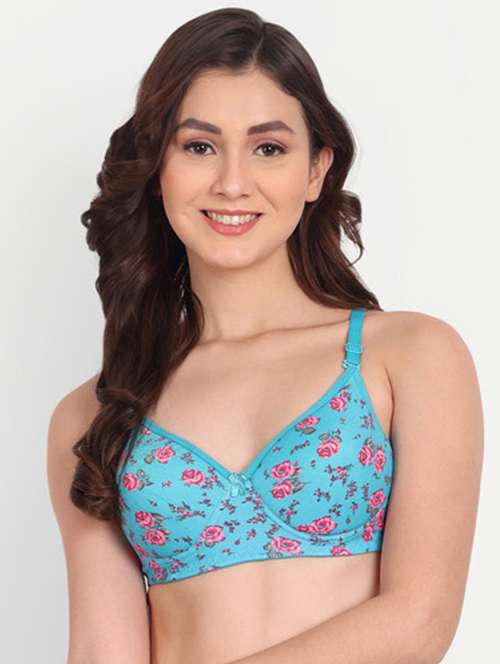 blue cotton tshirt bra - 19408839 -  Standard Image - 0