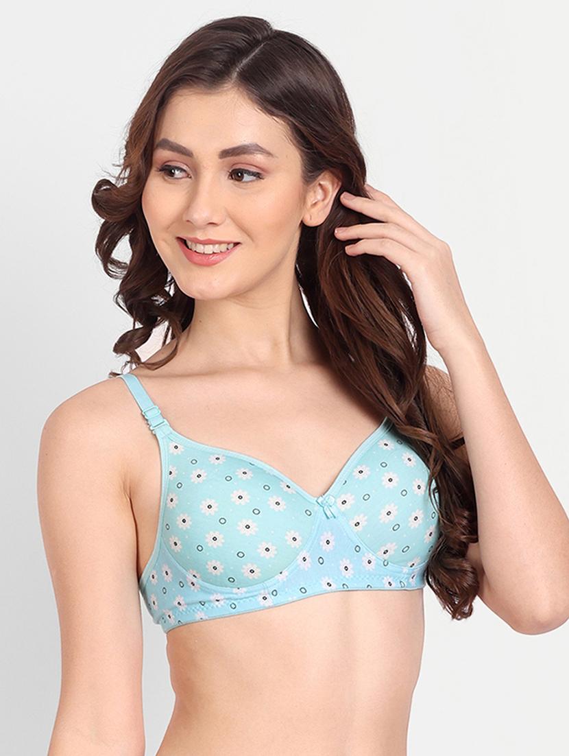 green cotton tshirt bra - 19408847 - Standard Image - 1