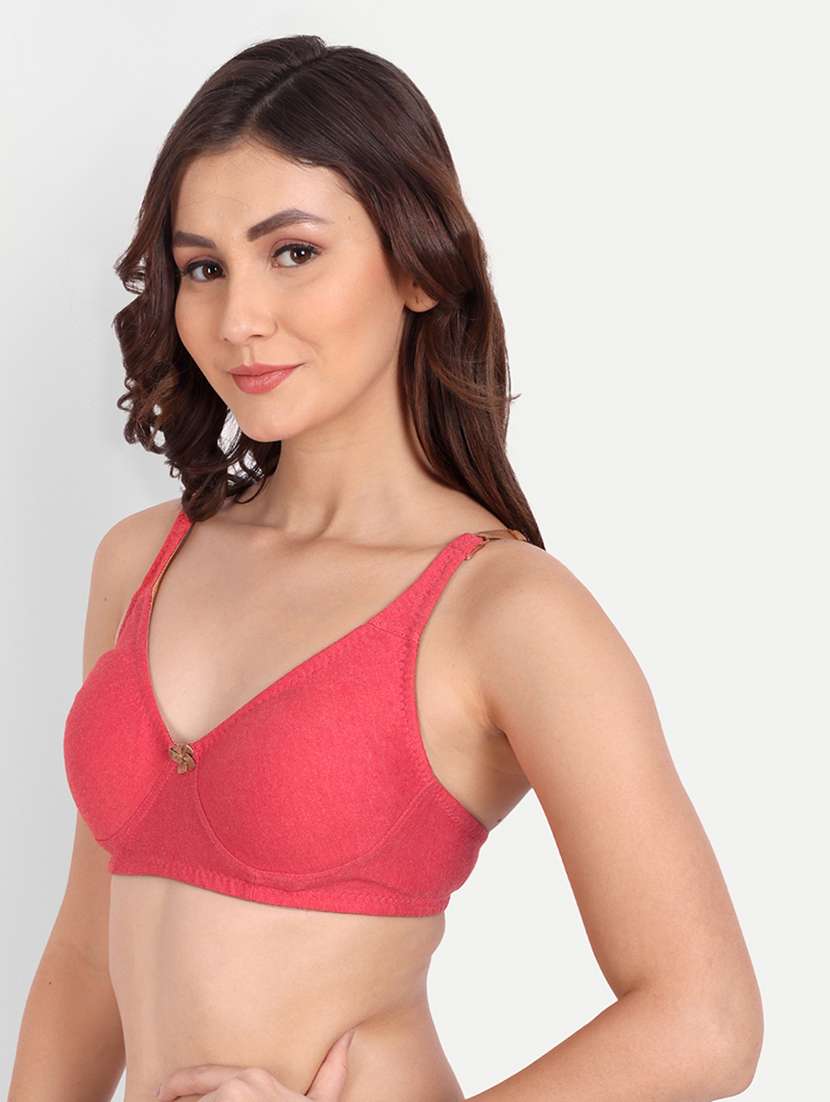red cotton tshirt bra - 19408863 -  Standard Image - 1