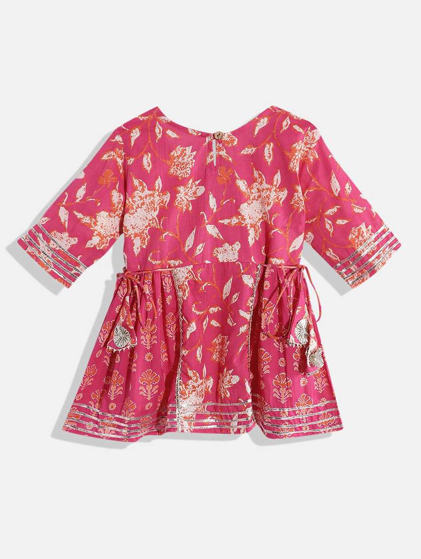girls pink cotton suit set - 19409264 -  Standard Image - 1