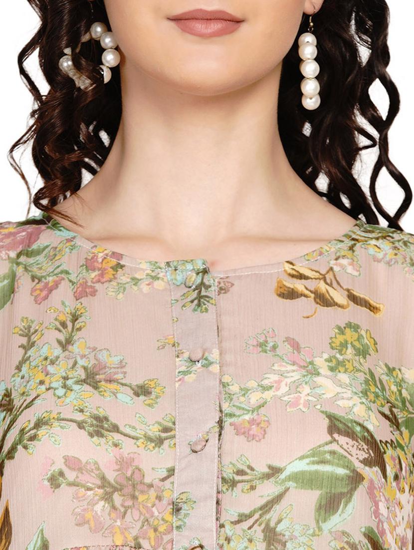 floral print a-line maternity dress - 19409329 - Standard Image - 4