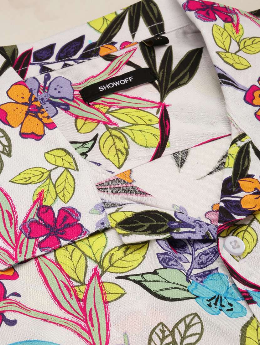 men's shirt and shorts floral co-ord set - 19409414 -  Standard Image - 6