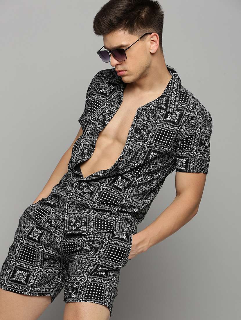 men printed loungewear - 19409431 - Standard Image - 4