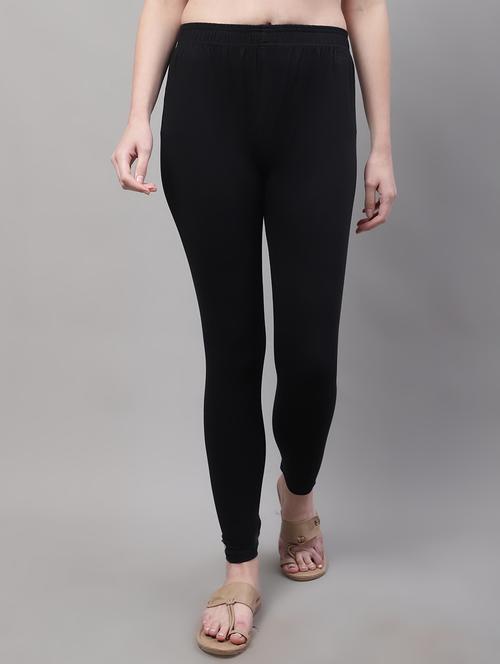 black cotton leggings - 19409722 - Standard Image - 0