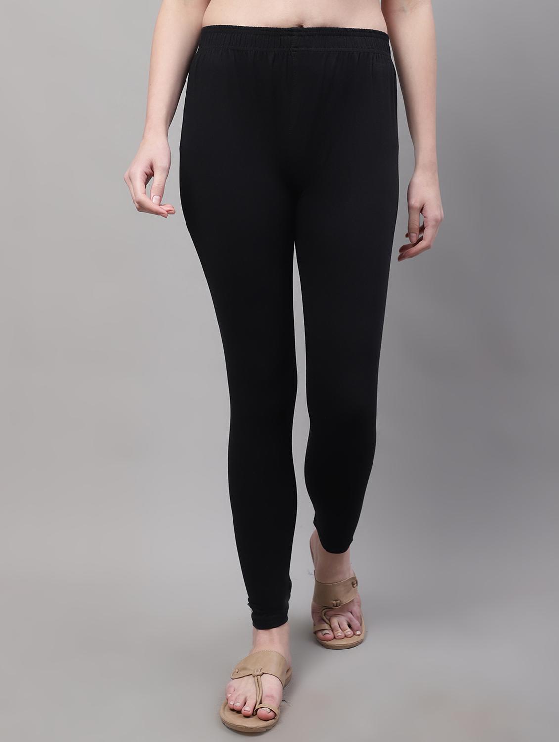 black cotton leggings - 19409722 - Zoom Image - 0