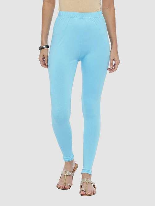 light blue cotton leggings - 19409740 - Standard Image - 0