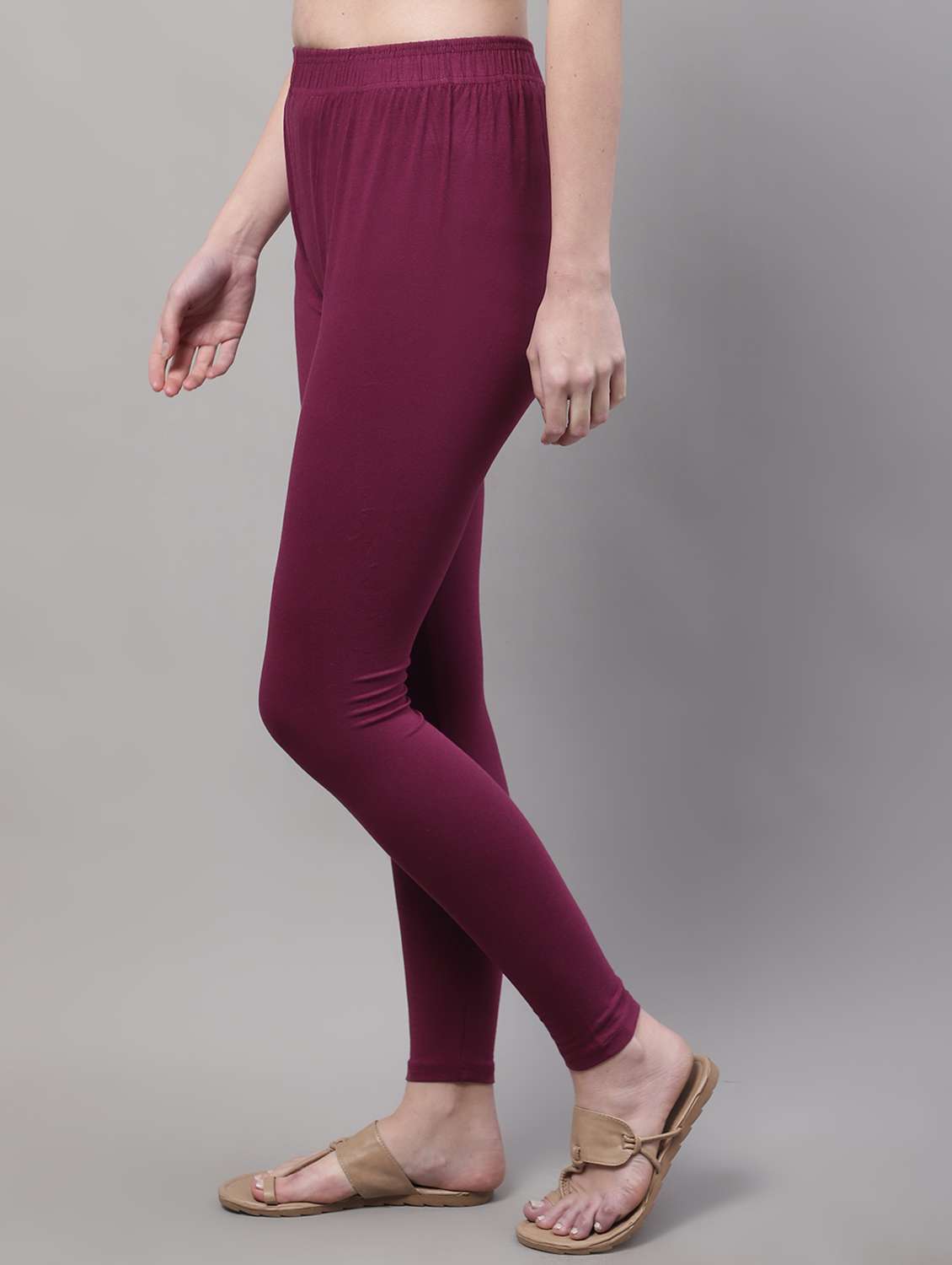 purple cotton leggings - 19409742 -  Standard Image - 1