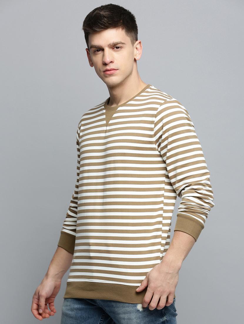 mens striped sweatshirt - 19409768 - Standard Image - 1