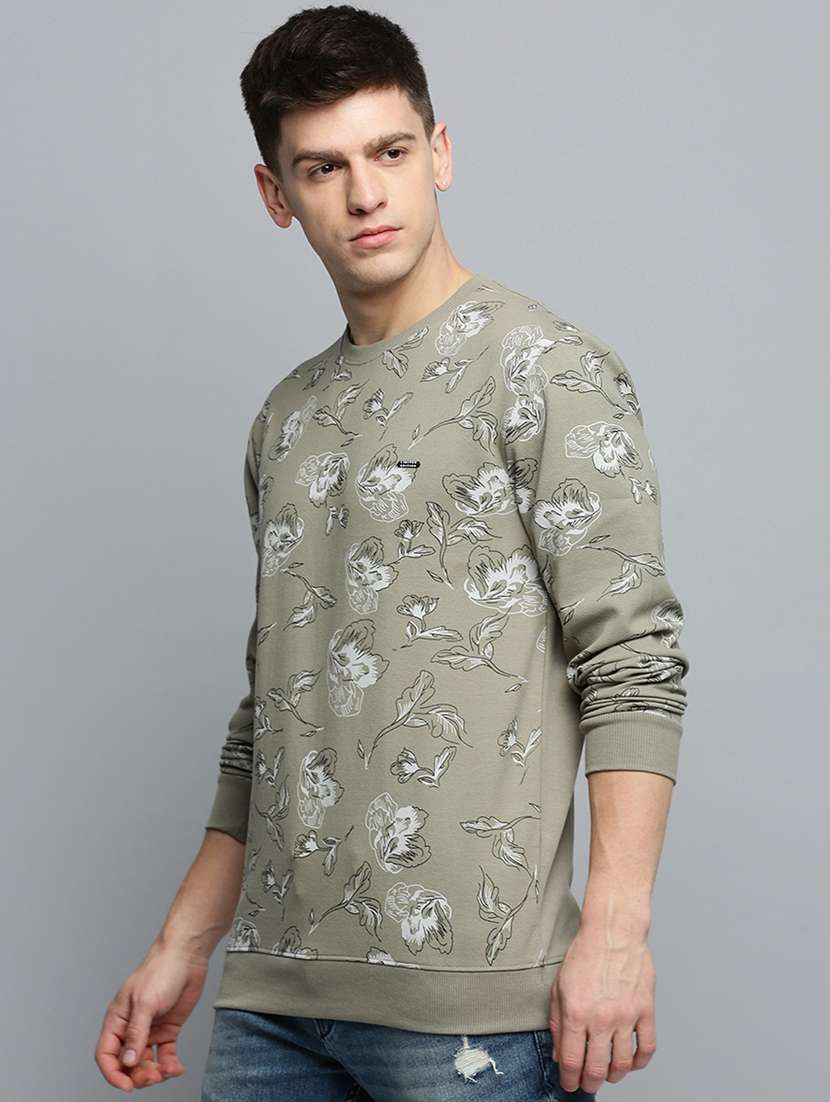 mens all over print sweatshirt - 19409770 - Standard Image - 1