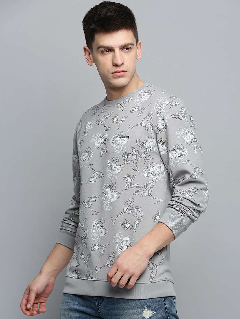 mens all over print sweatshirt - 19409771 - Standard Image - 1