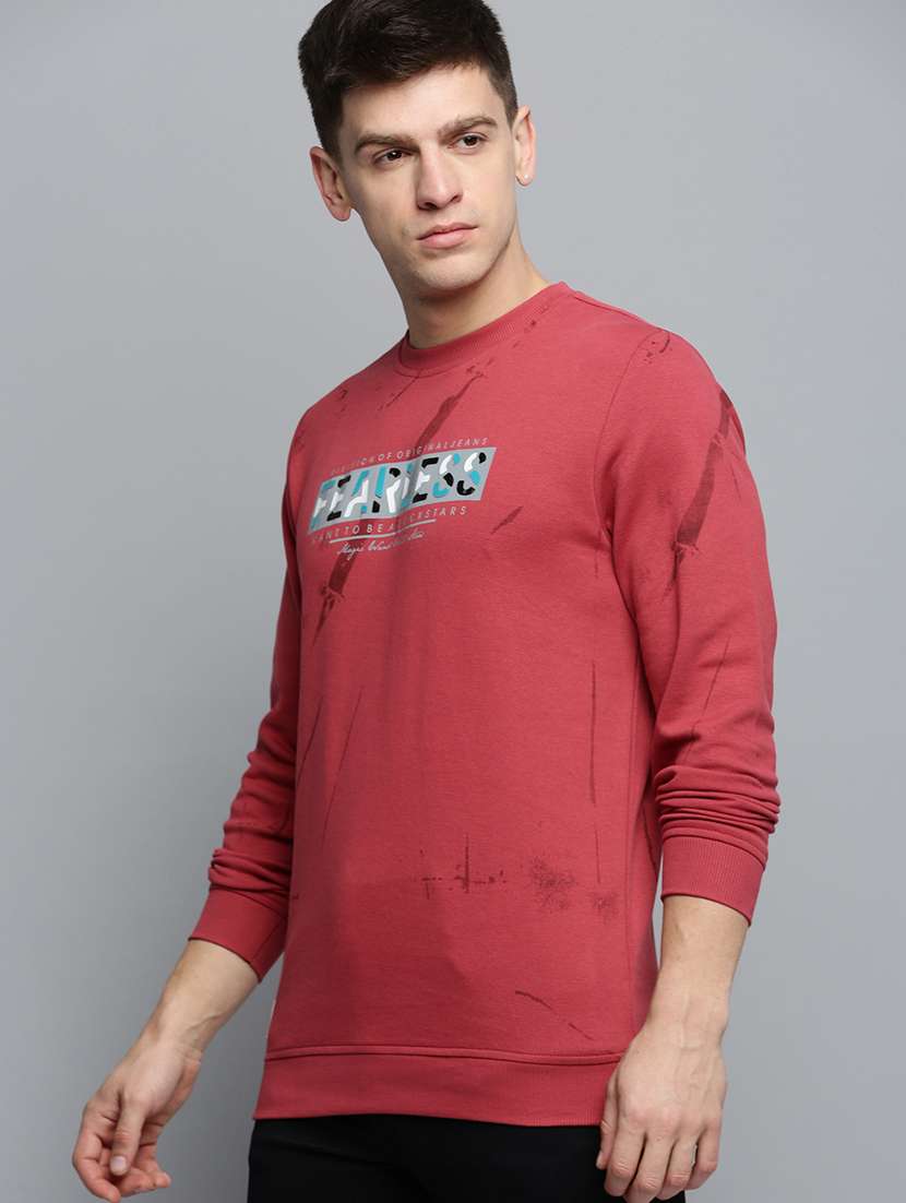 round neck chest sweatshirt - 19409775 -  Standard Image - 1