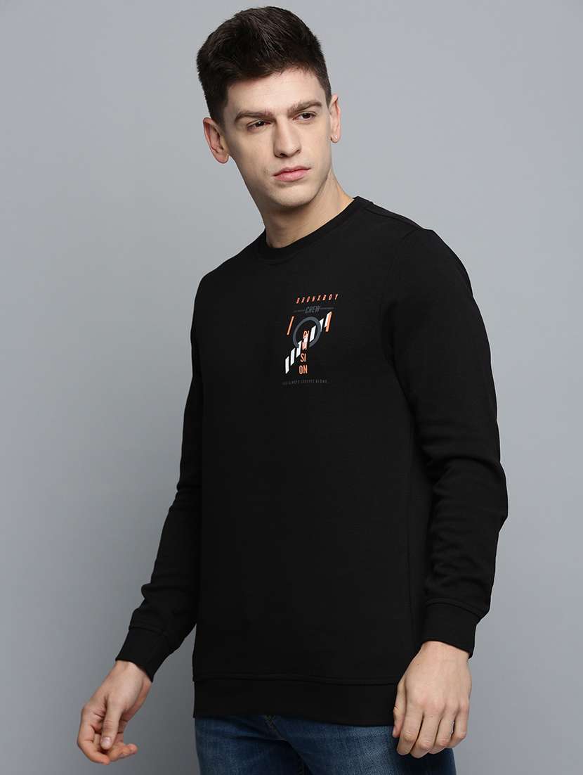 men long sleeves front & back printed sweatshirt  - 19409823 -  Standard Image - 1
