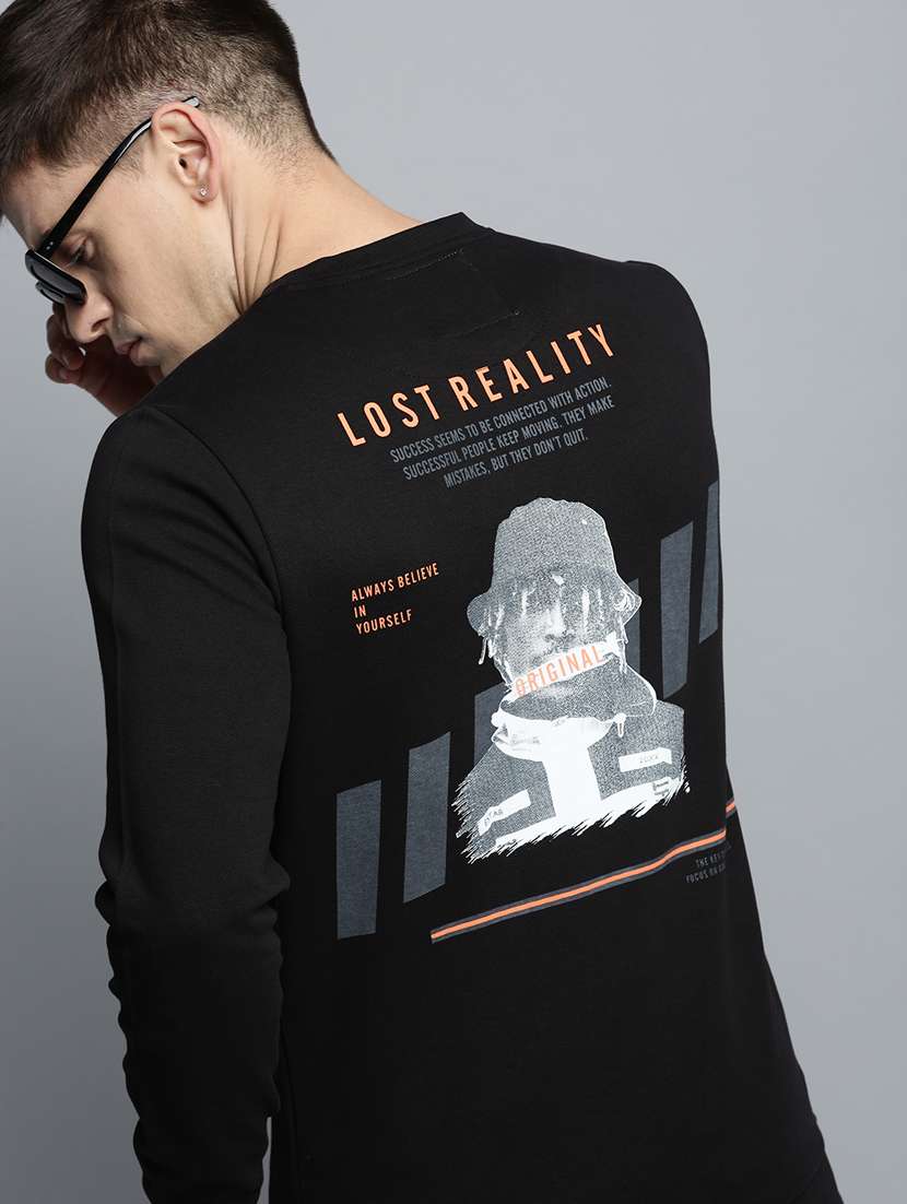 men long sleeves front & back printed sweatshirt  - 19409823 -  Standard Image - 4