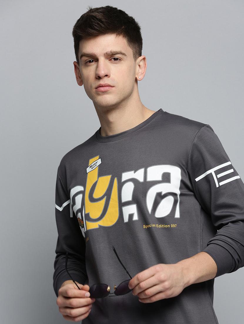 mens front print sweatshirt - 19409844 - Standard Image - 4