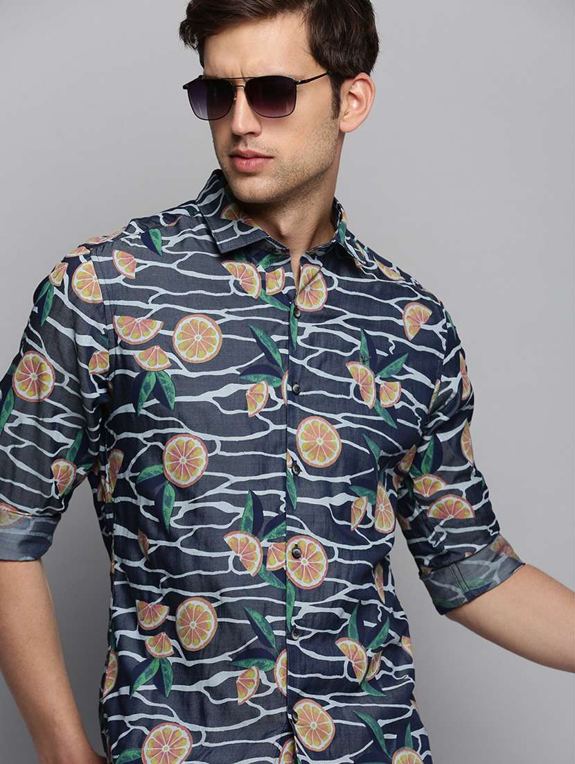 mens quirky casual shirt - 19409859 - Standard Image - 4