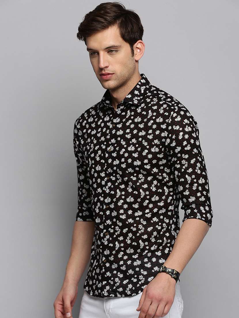 mens florals casual shirt - 19409864 - Standard Image - 1