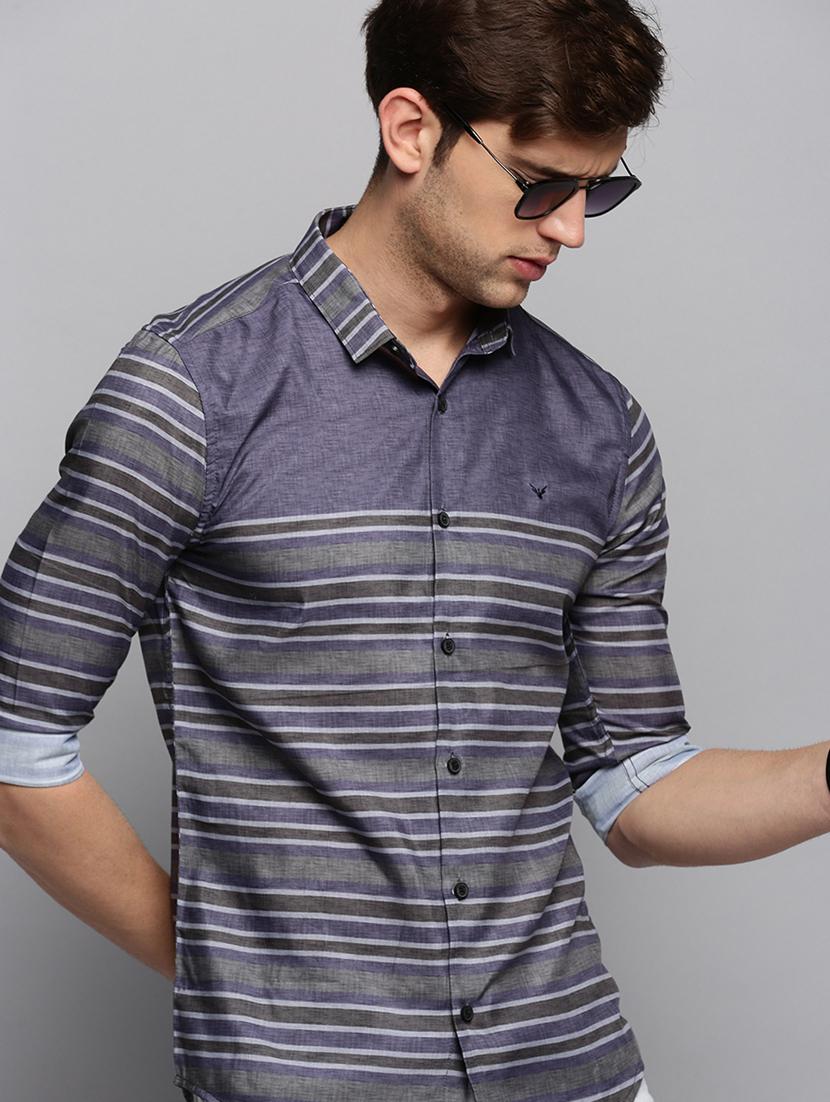 mens stripes casual shirt - 19409865 - Standard Image - 4