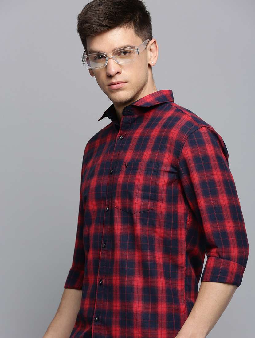 mens checks casual shirt - 19409873 -  Standard Image - 4