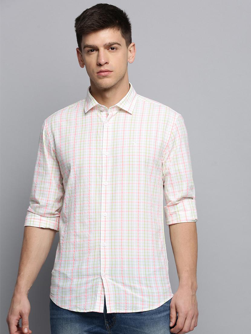 mens checks casual shirt - 19409896 -  Zoom Image - 0