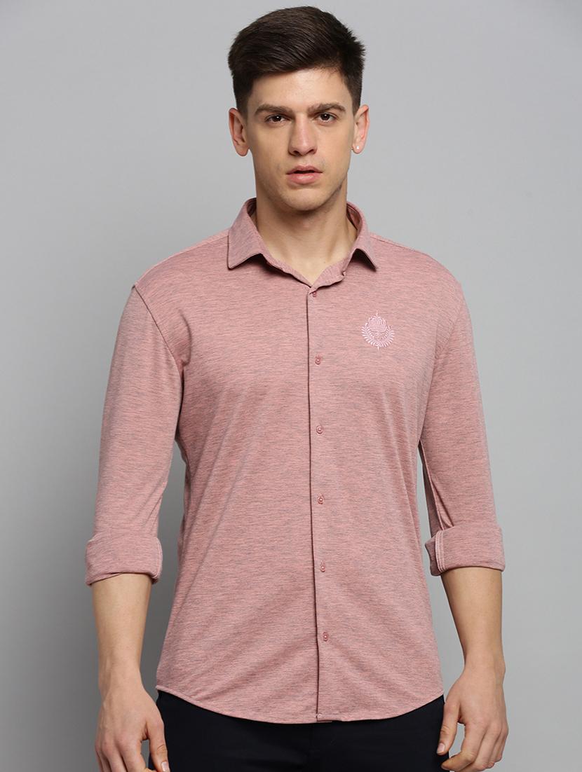 mens solid casual shirt - 19409962 -  Zoom Image - 0